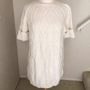 Merona ivory sweater dress. Large.